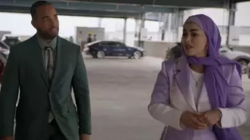 Sandro Floaty Pants worn by Marjan Marwani (Natacha Karam) as seen in 9-1-1: Lone Star (S05E10)
