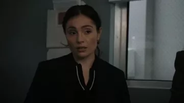 Mango Verta Sweater worn by Kate Silva (Juliana Aidén Martinez) as seen in Law & Order: Special Victims Unit (S26E06)