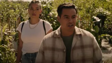 Rails Canyon skirt worn by Nancy Gillian (Brianna Baker) as seen in 9-1-1: Lone Star (S05E11)