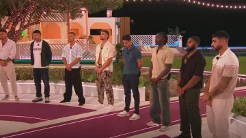 Supreme Floral Skate Pant worn by Harry Hamlin as seen in Love Island (S12E04)