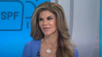 Van Cleef & Arpels Magic Alhambra Pendat Collier porté par Dendy Engelman comme on le voit dans Today le 22 juillet 2025