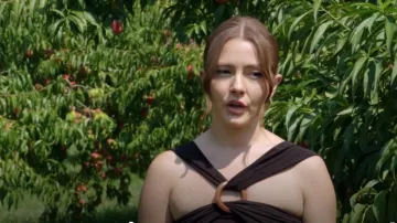 The Attico Black ‘Ginnie’ Maxi Dress worn by Kara Leona as seen in 90 Day Fiancé: Happily Ever After? (S09E02)