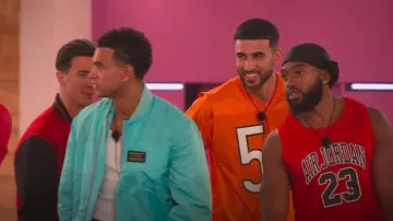 Camiseta de baloncesto distorsionada Jordan DNA para hombre de Nike usada por Remell Mullins como se ve en Love Island (S12E11)