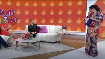 Diane von Furstenberg Abigail Dress worn by Donna Farizan as seen in Today with Jenna & Friends on July 28, 2025