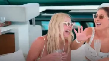 Quay Australia Cat Eye Lenses worn by Alexia Echevarria as seen in The Real Housewives of Miami (S07E08)