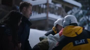 Moncler Promontoire Shell Jacket usado por Colter Shaw (Justin Hartley) como se ve en Tracker (S02E16)