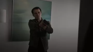 Banana Republic Suede Trucker Jacket worn by Russell Shaw (Jensen Ackles) as seen in Tracker (S02E17)