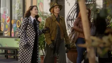 Victoria Beckham Wool-Blend Bouclé-Tweed Jacket worn by Miranda Hobbes (Cynthia Nixon) as seen in And Just Like That… (S03E10)