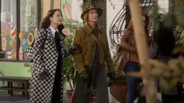 Victoria Beckham Wool-Blend Bouclé-Tweed Jacket worn by Miranda Hobbes (Cynthia Nixon) as seen in And Just Like That… (S03E10)