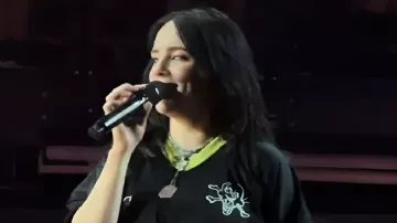 Billie Eilish Hit Me Hard And Soft Dublin Tour Jersey of Billie Eilish in Billie Eilish' Hit Me Hard And Soft Tour LIVE Dublin, Ireland!!! Night 2!!!