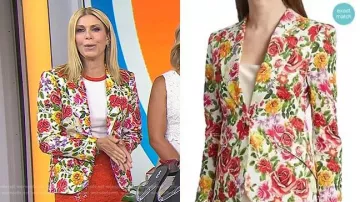 Blazer floral blanco de Jill Martin en Today