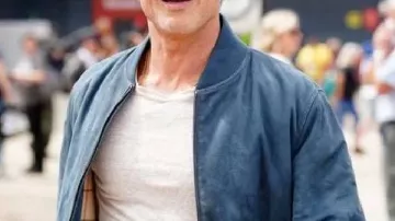 F1 The Movie 2025 Brad Pitt Blouson aviateur