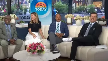 Nike Air Force 1 ' worn by Carson Daly as seen in Today on  August 1, 2025