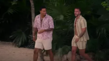 Chemise tissée à manches courtes à imprimé floral Faherty Breeze portée par Cody Wright comme on le voit dans Perfect Match (S03E01)