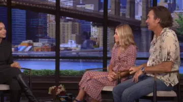 Camisa de algodón All Saint Tagise usada por Jerry O'Connell como se ve en LIVE with Kelly and Mark el 29 de julio de 2025