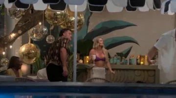 Chemise en crochet Zara portée par Clayton Echard comme on le voit dans Perfect Match (S03E02)
