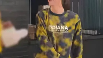 Caitlin Clark Flip Cup Tic-Tac-Toe Camo Sweatshirt