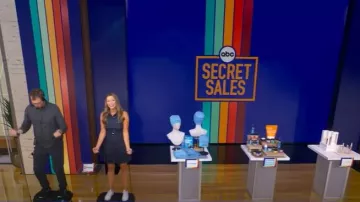 Chanel Calfskin Womens CC Logo Sneakers worn by Dani Beckstrom as seen in Good Morning America on July 29, 2025