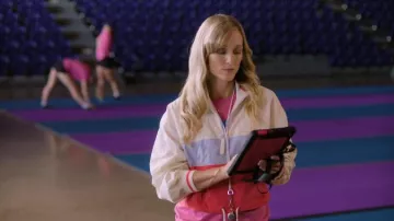 Cotton On Training Anorak worn by Brenda Levine (Lisa Hensley) as seen in My Life Is Murder (S05E01)