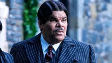 Wednesday S02 Gomez Addams Striped Suit (Luis Guzmán) in Wednesday (S02E08)