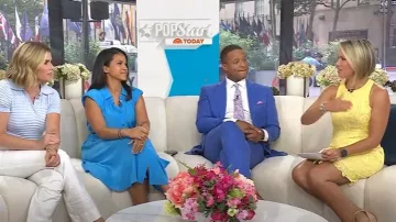 Ramy Brook Ivy Belted Sleeveless Shirtdress worn by Laura Jarrett as seen in Today on  August 5, 2025