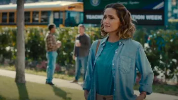Rails Ingrid Shirt worn by Sylvia (Rose Byrne) as seen in Platonic (S02E01)