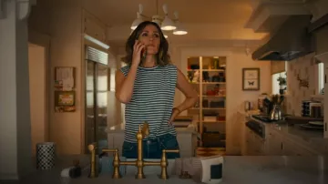 Madewell Structured Muscle Tee worn by Sylvia (Rose Byrne) as seen in Platonic (S02E02)
