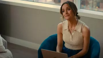 Rag & Bone Georgia Polo worn by Sylvia (Rose Byrne) as seen in Platonic (S02E02)