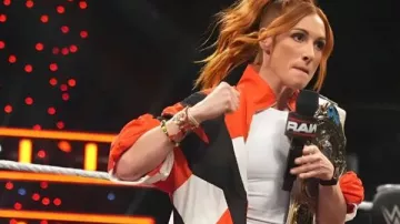 Becky Lynch Monday Night RAW 2025 Coat