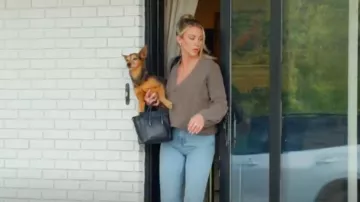 Celine Smooth Calfskin Micro Luggage worn by Calah Jackson as seen in The McBee Dynasty: Real American Cowboys (S02E02)