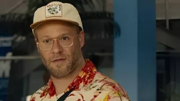 Esta camisa estampada de esqueleto usada por Will (Seth Rogen) en platónico (S02E01)