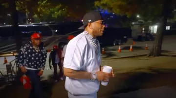 New Era St Louis Cardinals Noir Casquette ajustée 59Fifty pour hommes portée par Nelly comme on le voit dans Nelly & Ashanti : We Belong Together (S01E02)