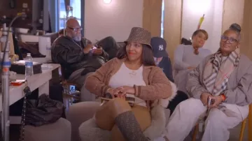 Fendi FF Jacquard Fabric Bucket Hat worn by Ashanti as seen in Nelly & Ashanti: We Belong Together (S01E08)