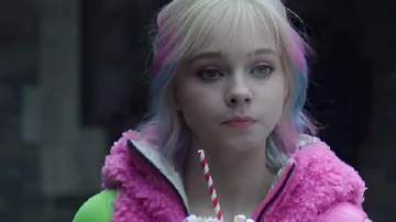 Pink Fur Vest worn by Enid Sinclair (Emma Myers) in Wednesday (S02E08)