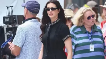 Devil Wears Prada II Anne Hathaway Black Jumpsuit of Andy Sachs (Anne Hathaway) in The Devil Wears Prada