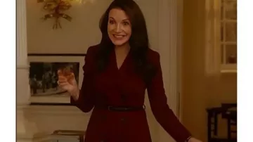 Kristin Davis Coat Dress worn by Charlotte York (Kristin Davis) in And Just Like That… (S03E12)