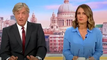 And other Stories Silk Shirt worn by Susanna Reid as seen in Good Morning Britain on June 2025