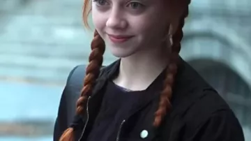 Wednesday S2 Evie Templeton Drummer Black Jacket (Evie Templeton) in Wednesday (S02E01)
