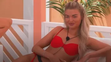 Mars the Label Ruched Cup Bikini worn by Helena Ford as seen in Love Island (S12E36)
