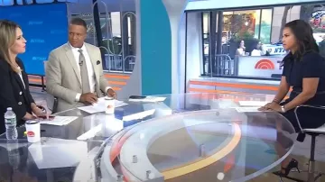 Manolo Blahnik Patent Leather Mary Jane Pumps worn by Laura Jarrett as seen in Today on August 8, 2025