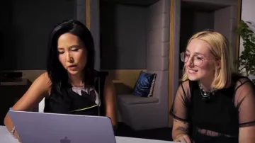 Rachel Rachel Roy Shift Dress with Zippers Accents and Hidden Panel worn by Vicky Nguyen as seen in Today on August 8, 2025