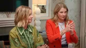 Blazer de tous les jours à double boutonnage Blaze Milano Flica porté par Kate LaGere comme on le voit dans Today le 11 août 2025