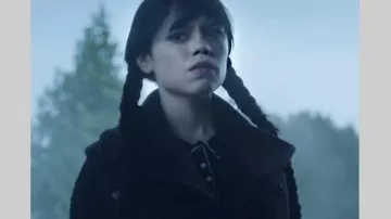 Jenna Ortega Black Vest worn by Wednesday Addams / Goody Addams (Jenna Ortega) in Wednesday (S02E08)