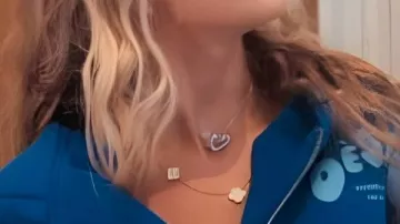 The Princess Diaries Princess Andre Blue Zip Hoodie