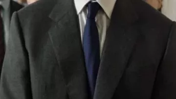 Heads of State 2025 Idris Elba Grey Suit worn by (Idris Elba) in Heads of State