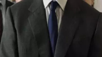 Heads of State 2025 Idris Elba Grey Suit worn by (Idris Elba) in Heads of State