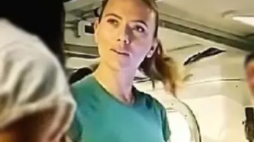 Jurassic World Rebirth Green T-Shirt worn by Zora Bennett (Scarlett Johansson) as seen in Jurassic World Rebirth