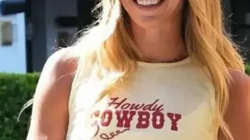Sophie Cunningham Howdy Cowboy Top corto