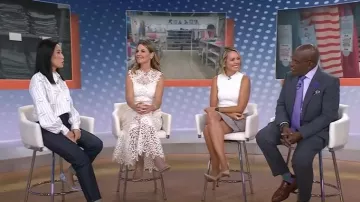 Round House Jeans The Slim Fit Jean worn by Vicky Nguyen as seen in Today on August 12, 2025