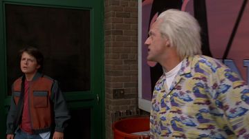La chaqueta del futuro de Marty McFly (Michael J. Fox) en Back to the Future II